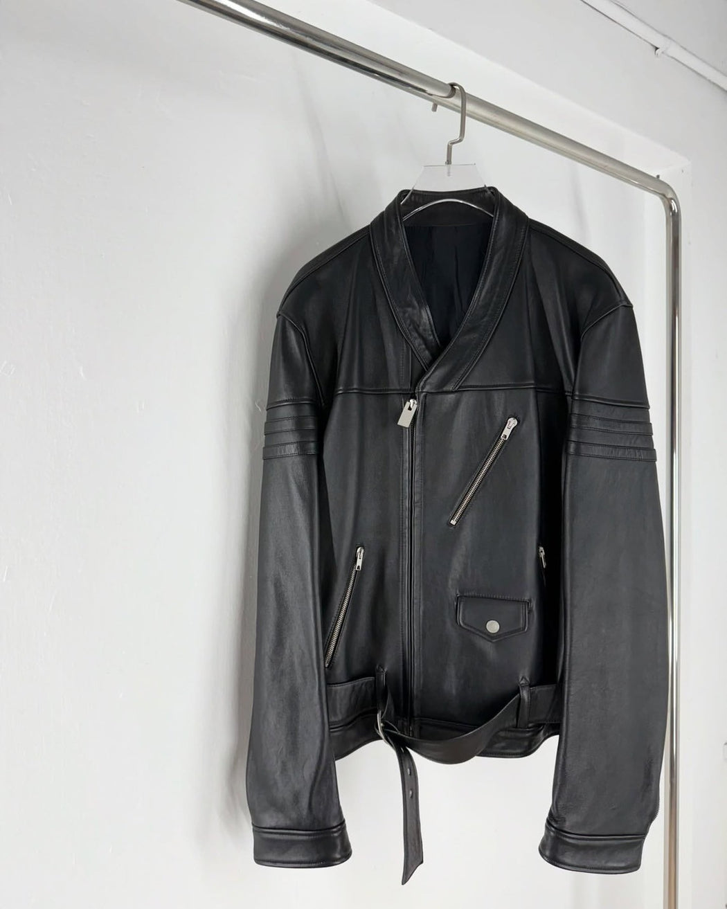 1017 ALYX 9SM x BLACKMEANS LEATHER JACKET