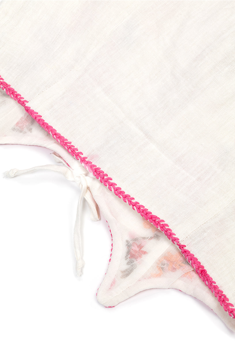 Dulcinea Hand Embroidered Corset - Ivory