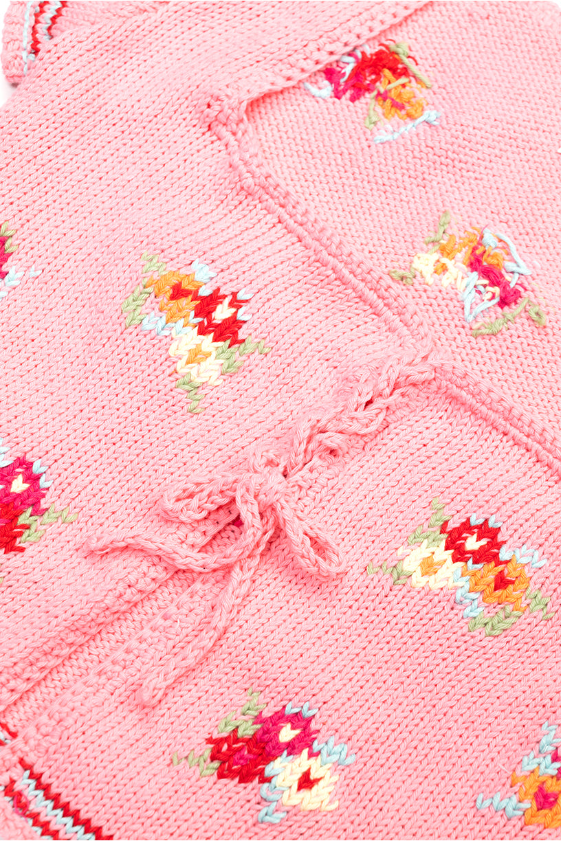 Makina Knitted Top - Pink