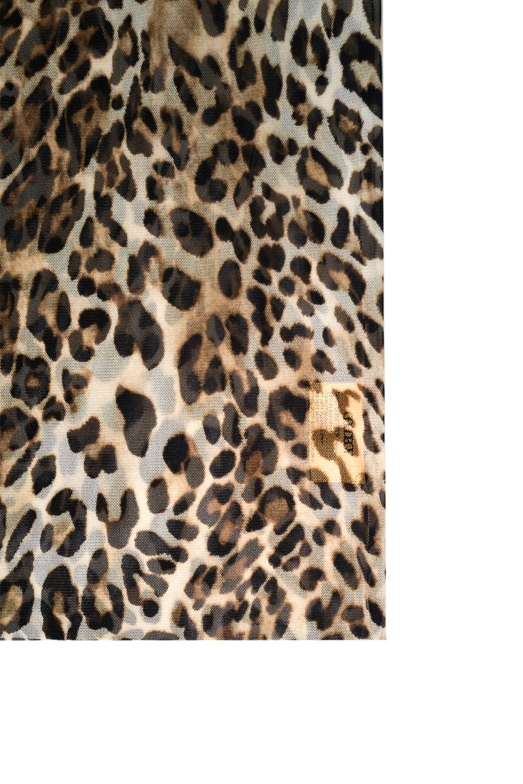 Oversized L/S Mesh Shirt - Leopard