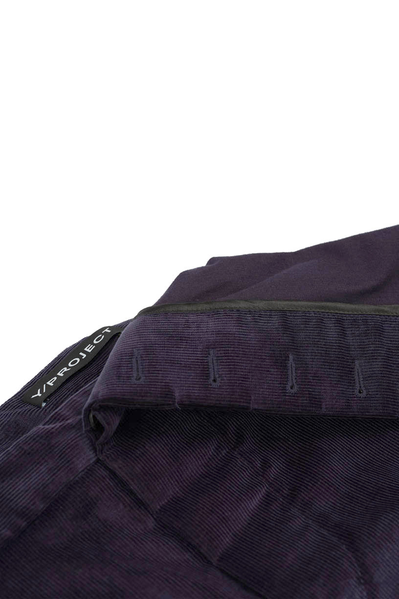 Asymmetrical Pencil Skirt - Navy