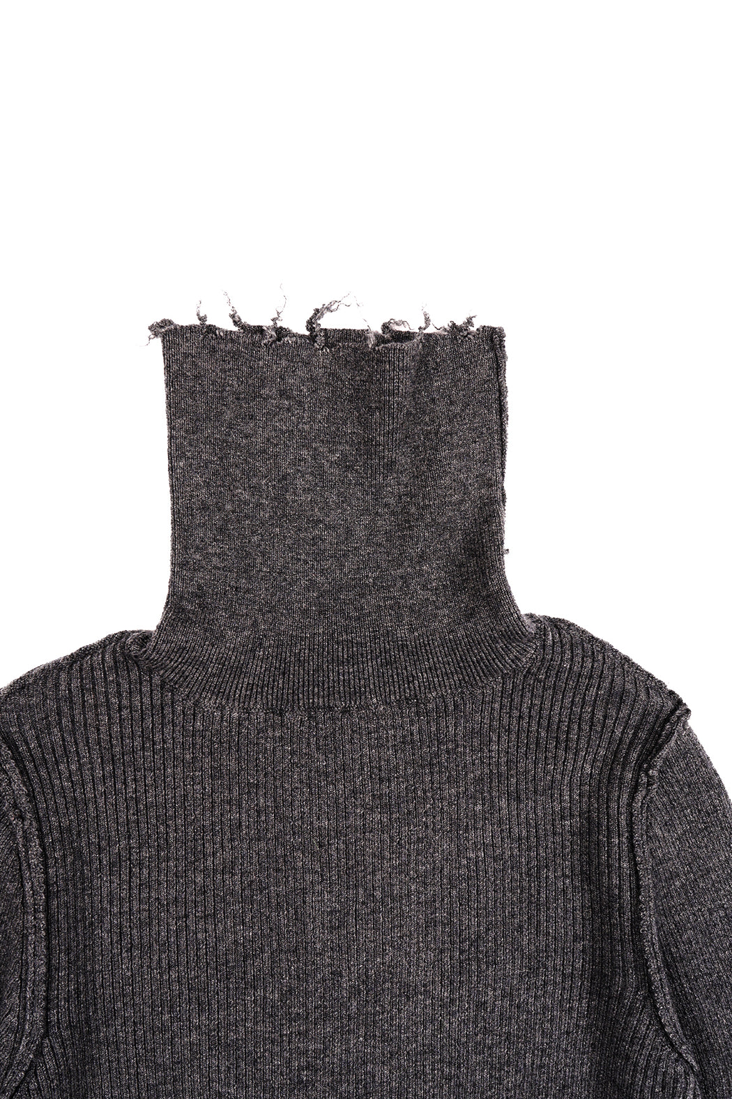Fit Rib Turtle Knit - Black