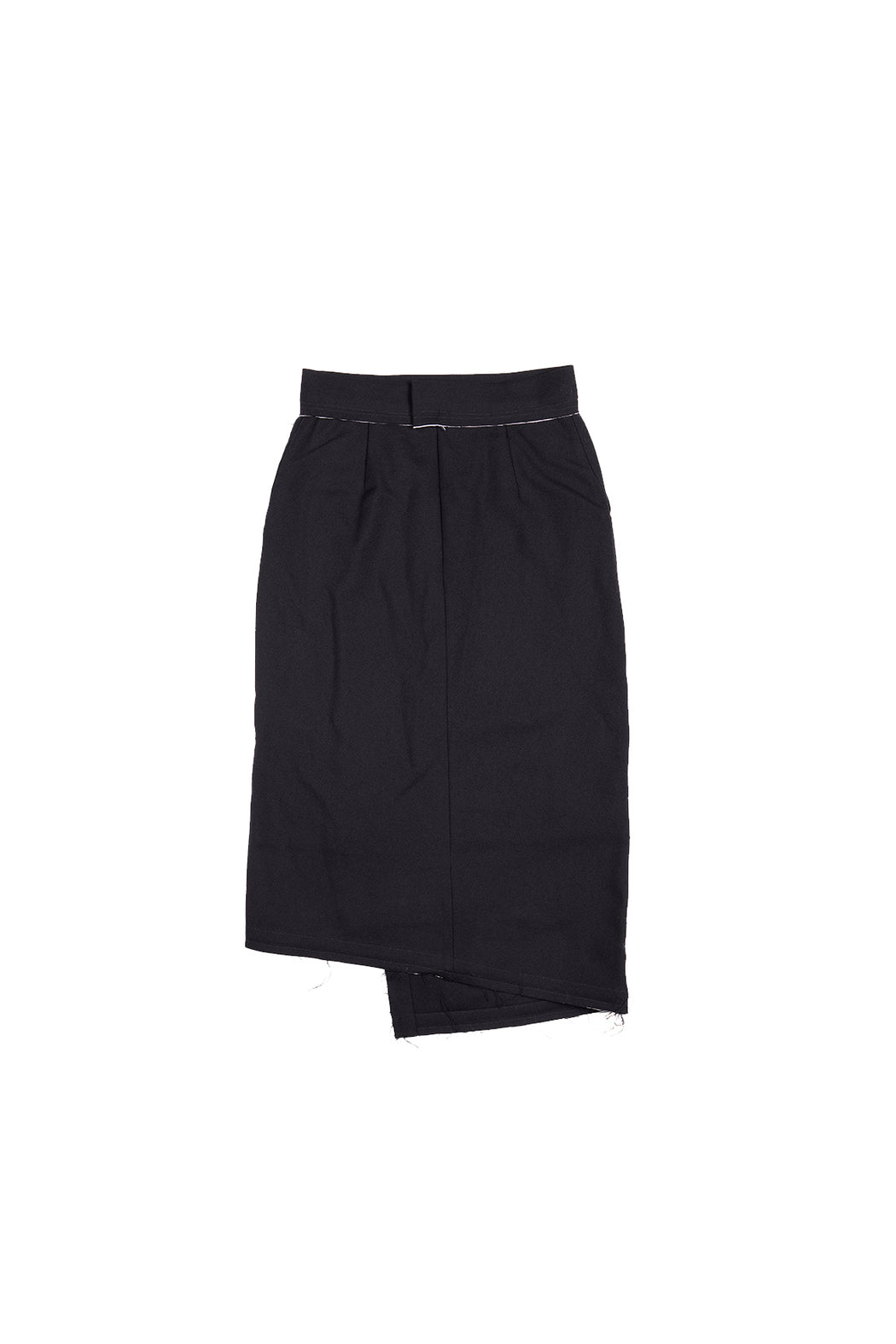 Fringe Finition Skirt - Navy