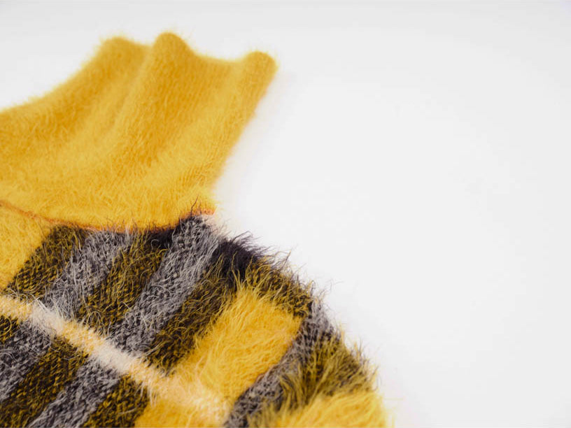 Tartan Knitwear - Yellow