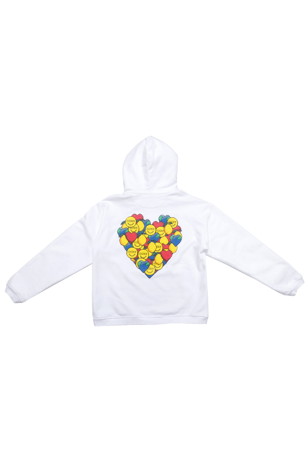Oversized Heart Graphic Hoodie
