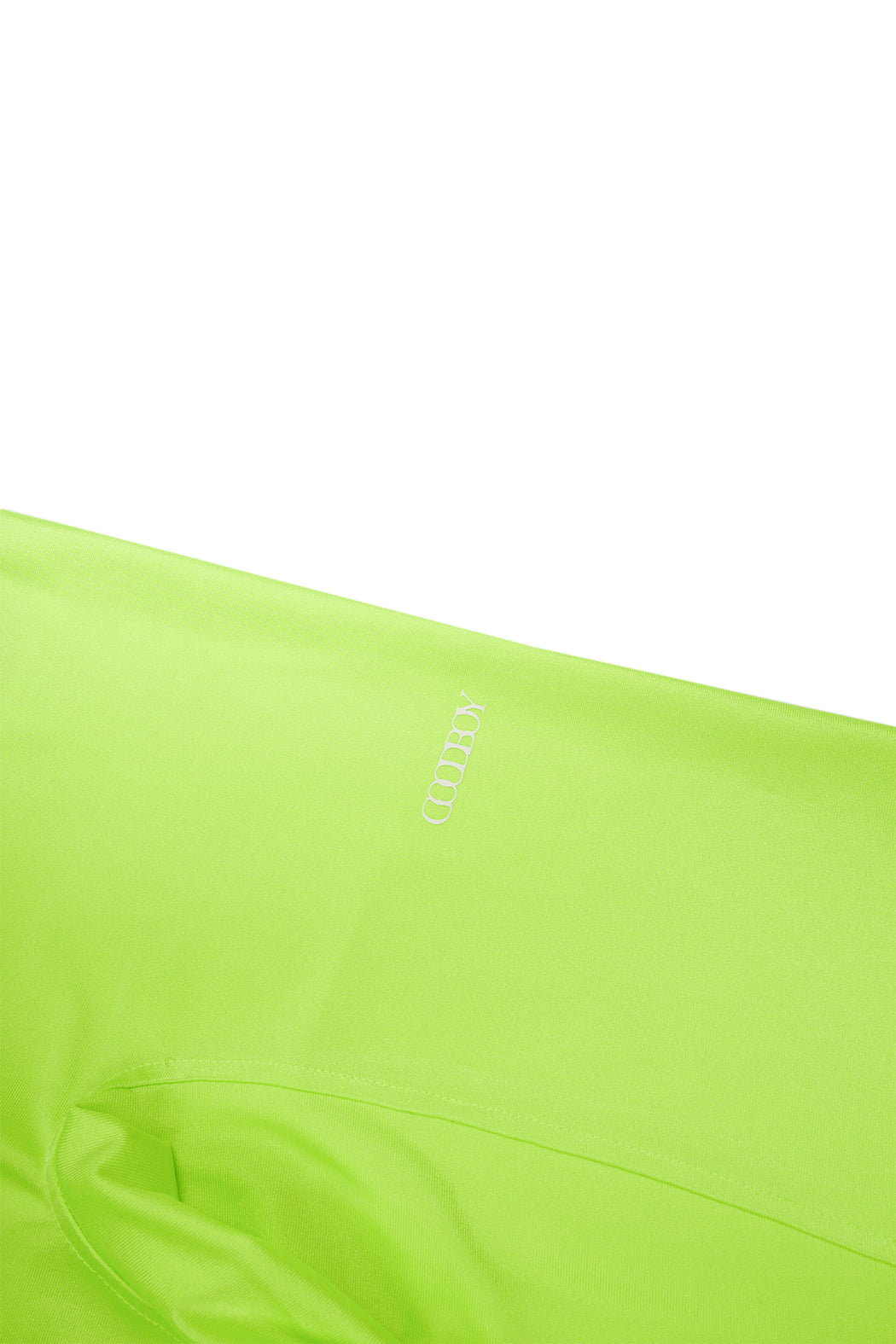 Glossy Half Leggings - Neon Yellow