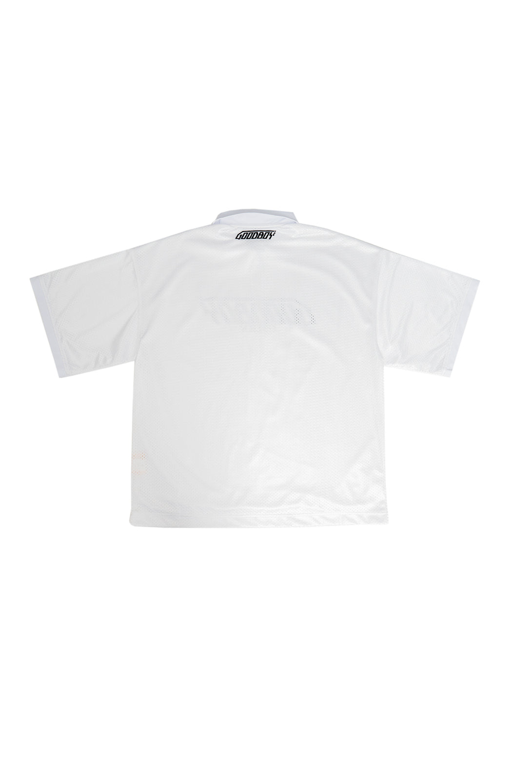 Oversized Mesh PK Shirts - White