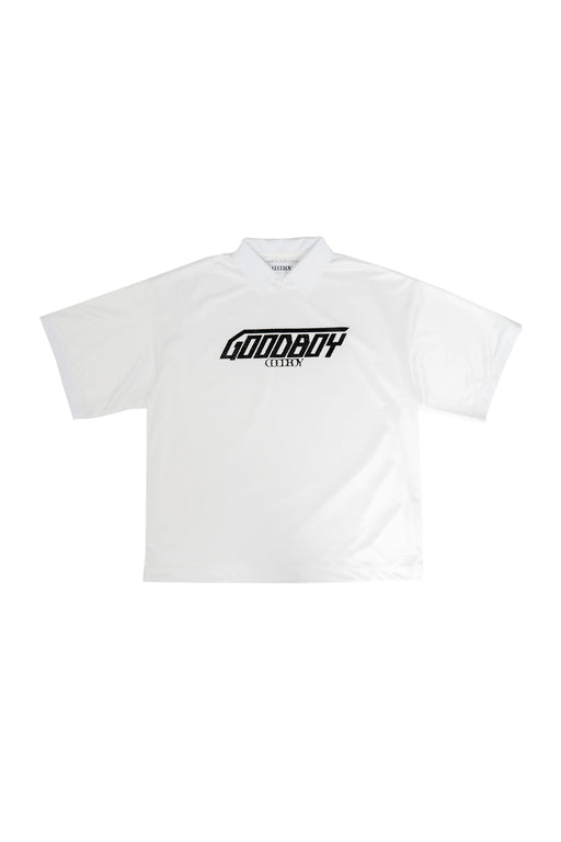 Oversized Mesh PK Shirts - White
