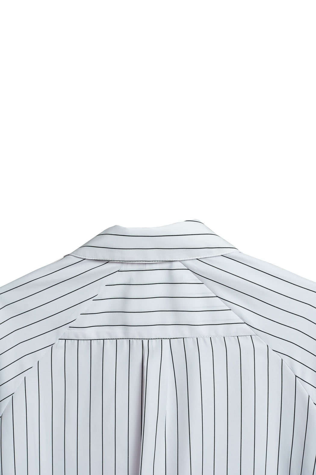 Asymmetric Shirt - Stripe White