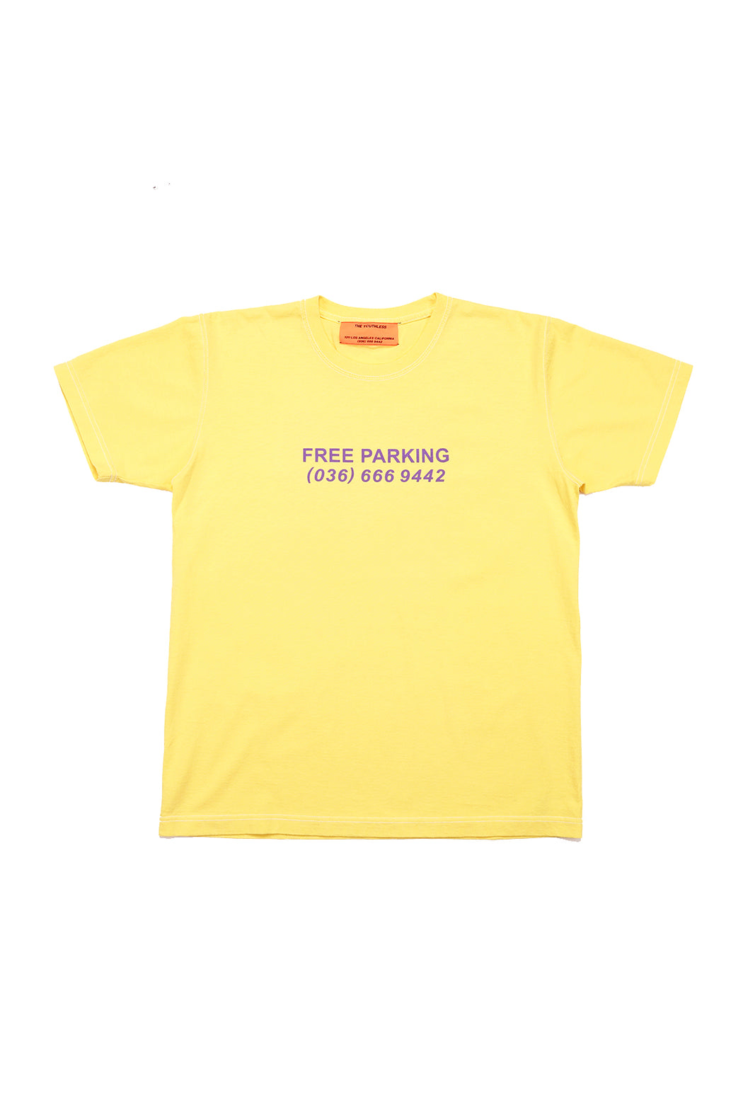 Free Parking S/S Tee - Yellow