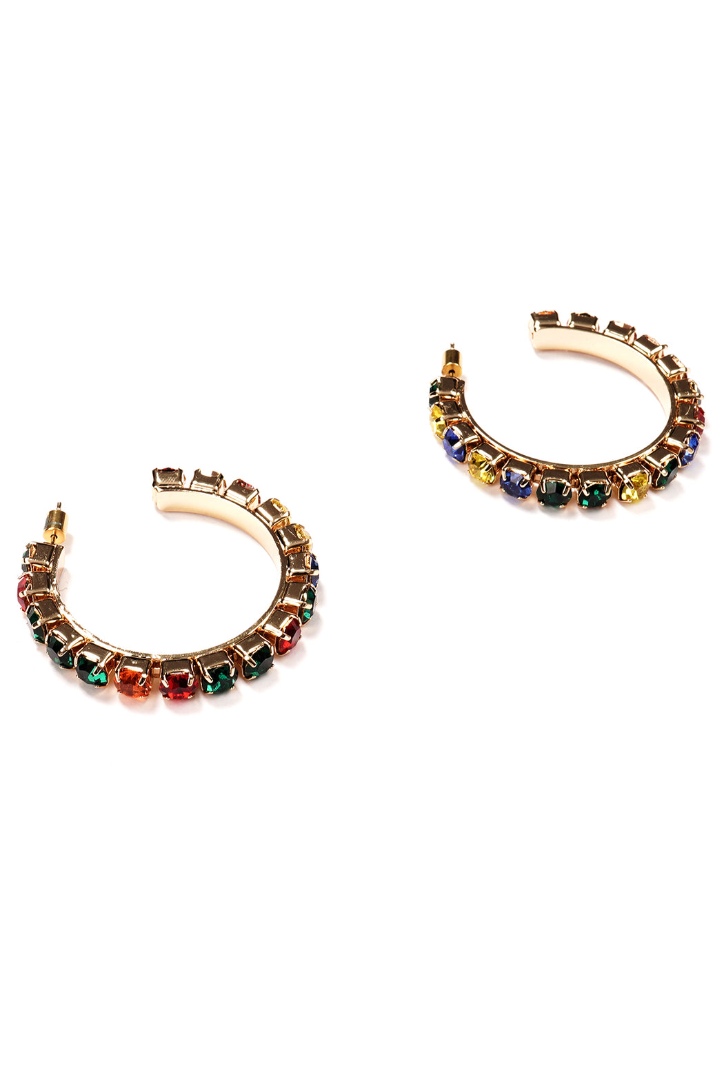 2" Medium Round Hoop Earrings