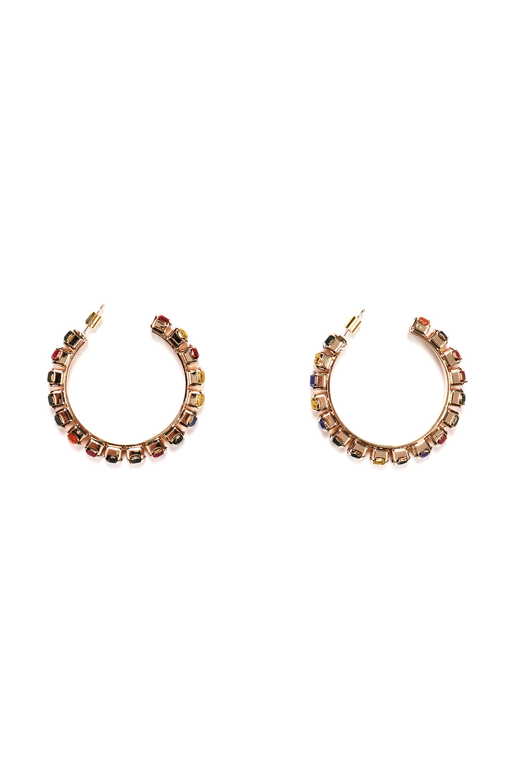 2" Medium Round Hoop Earrings