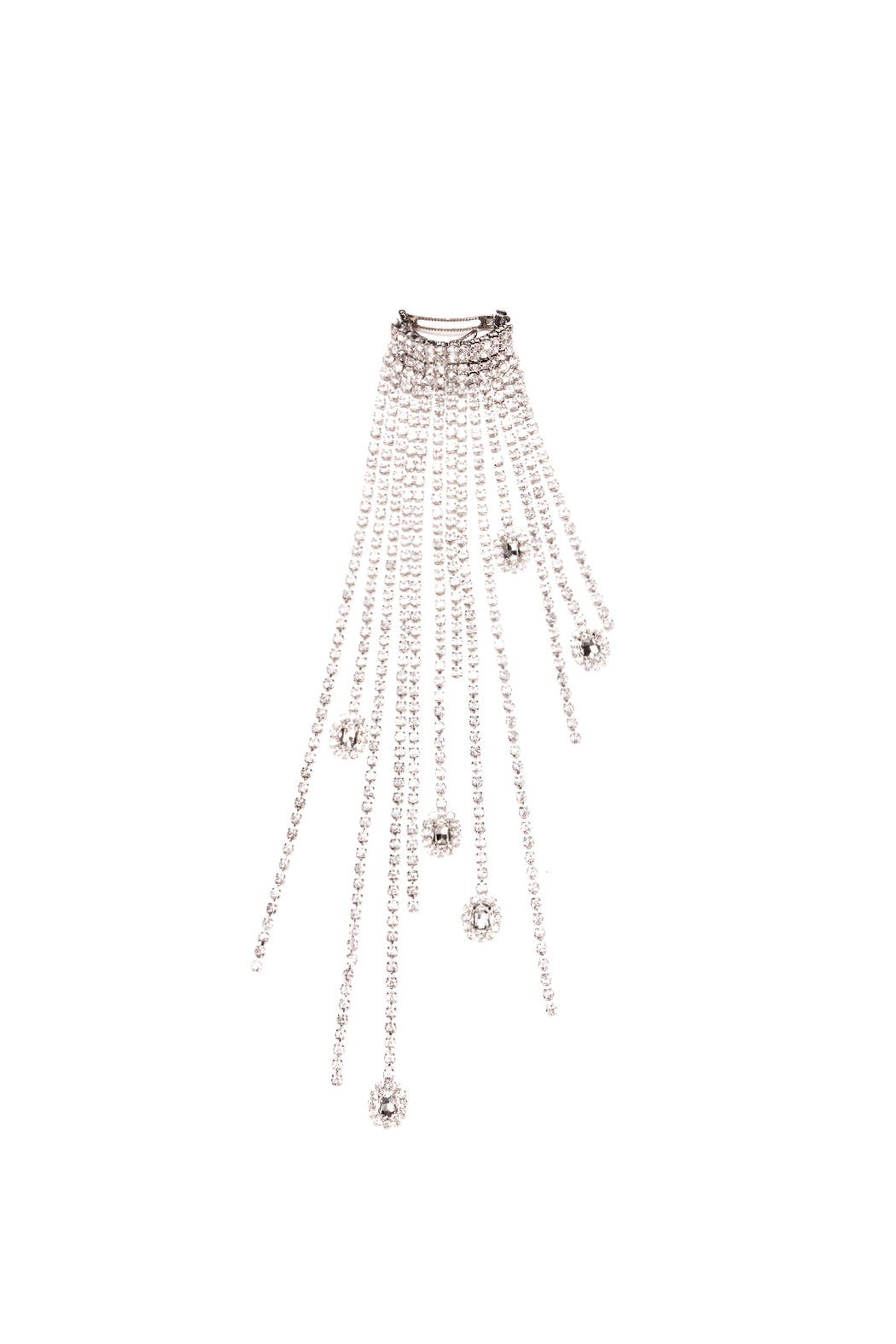 Crystal Cupchain Ponytail Hairclip