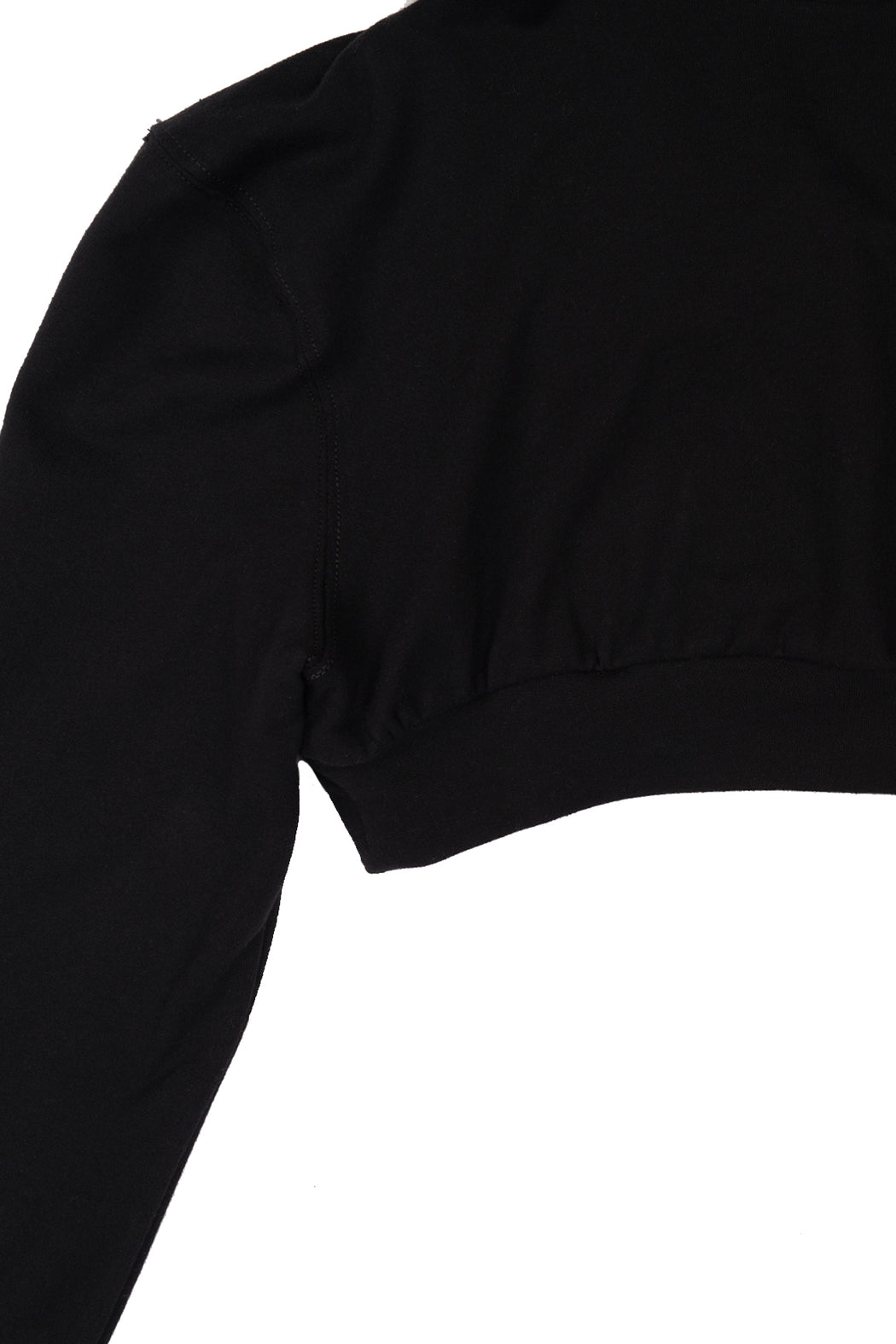 Cropped Sweatshirt - Black