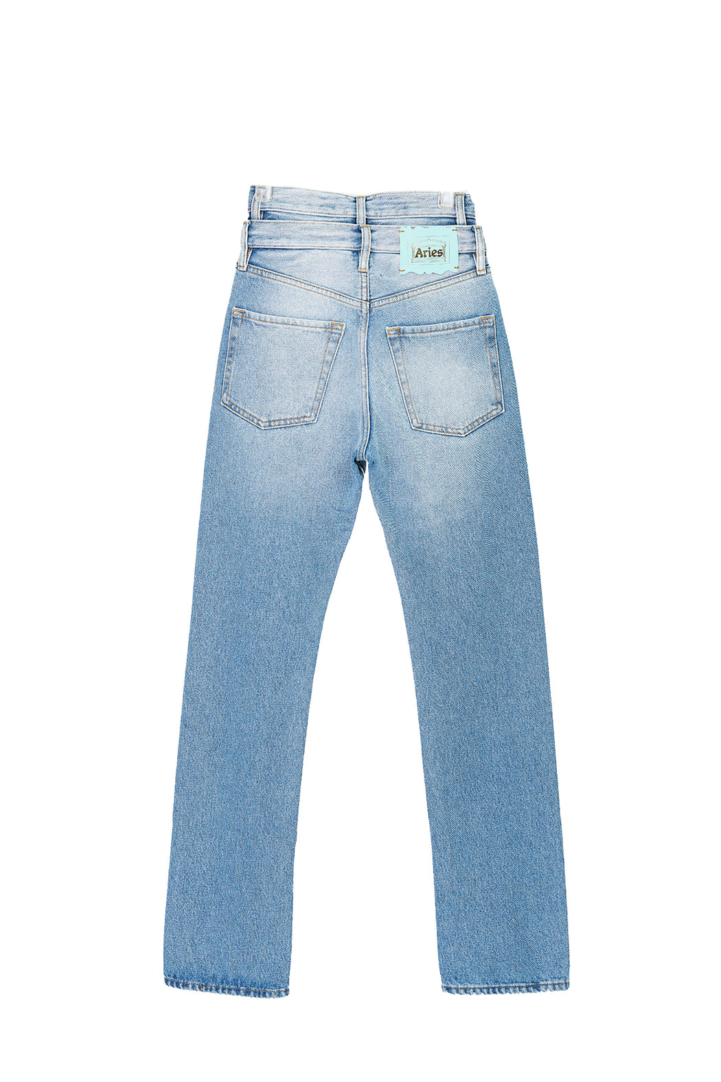 Lilly Double Waistband Jeans - Blue