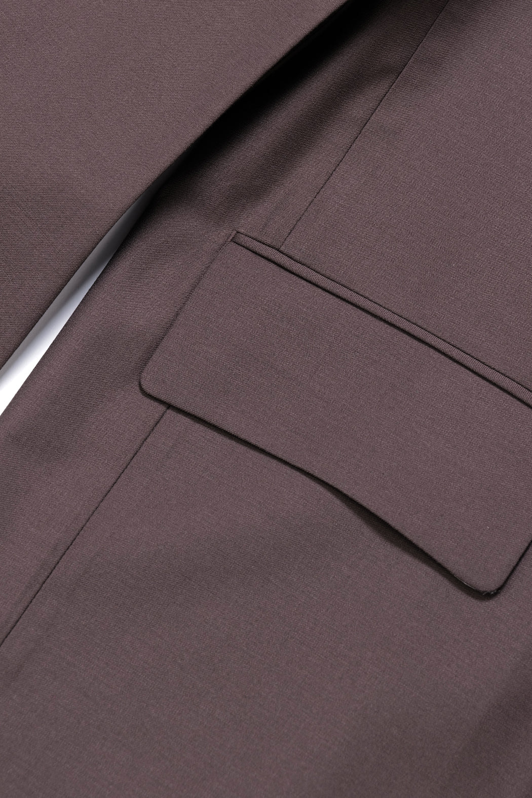 Cutted Seam Sleeve Double-Breasted Blazer