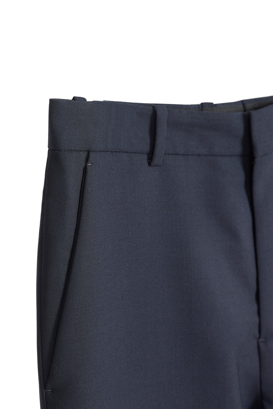 Front Panel Trousers - Dark Navy