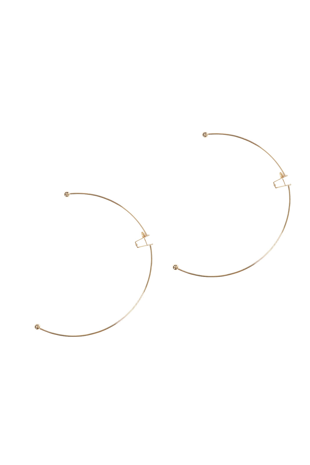 Semi Hoop Earrings