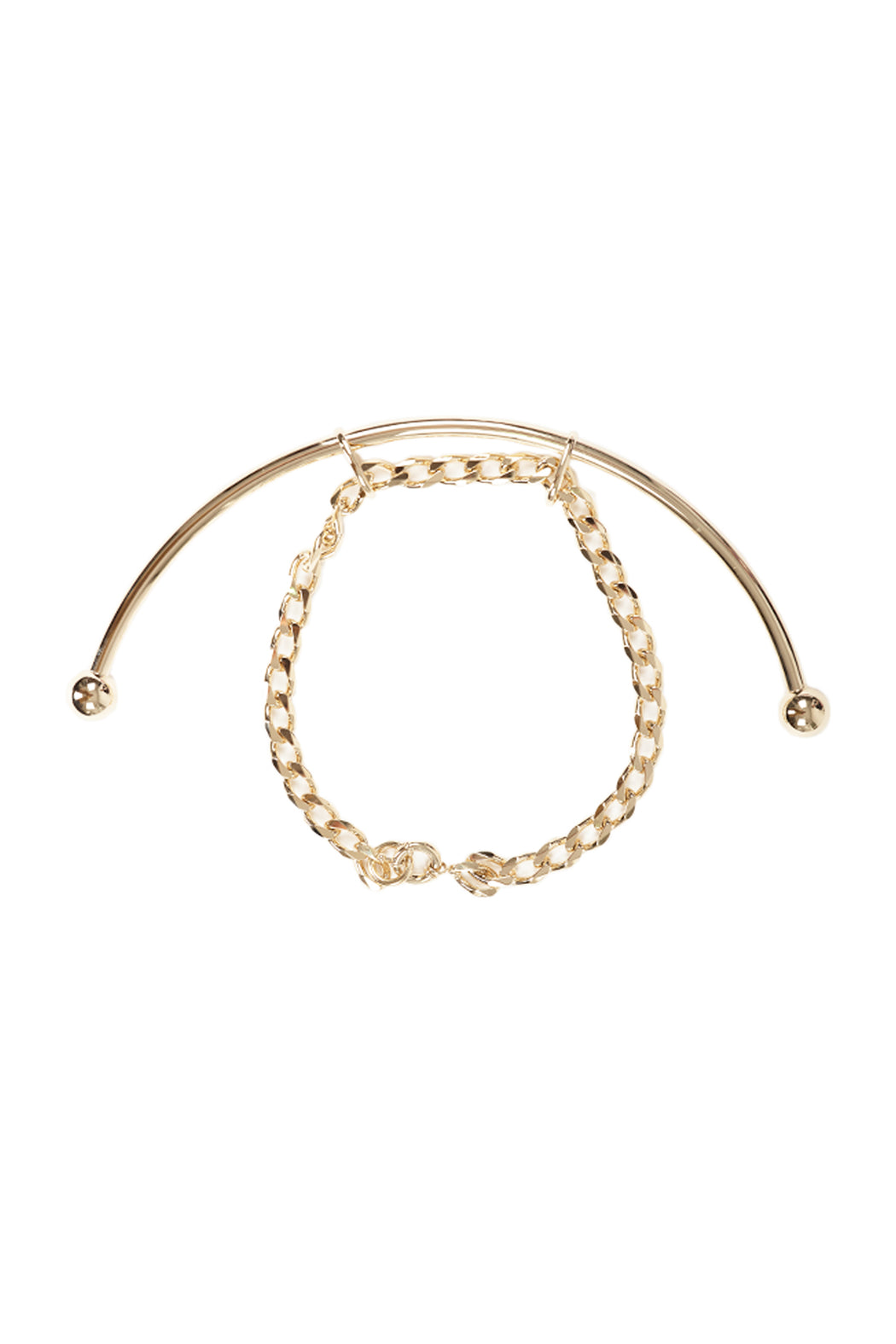 Semi Hoop Necklace