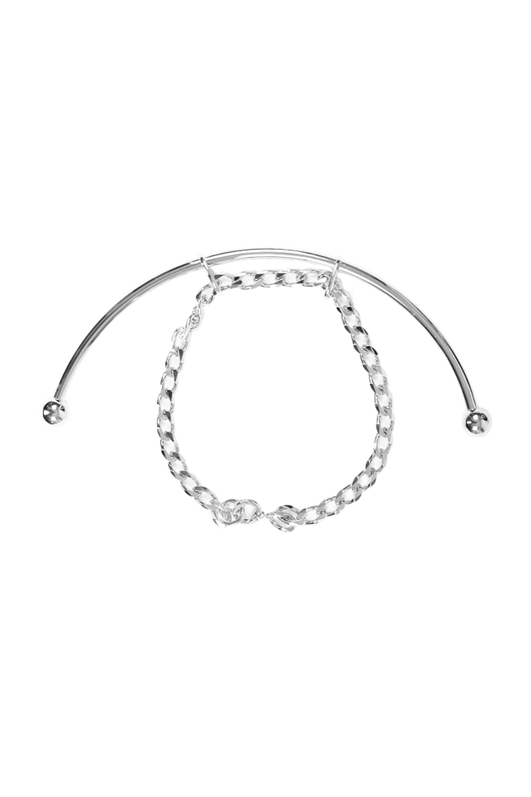 Semi Hoop Necklace