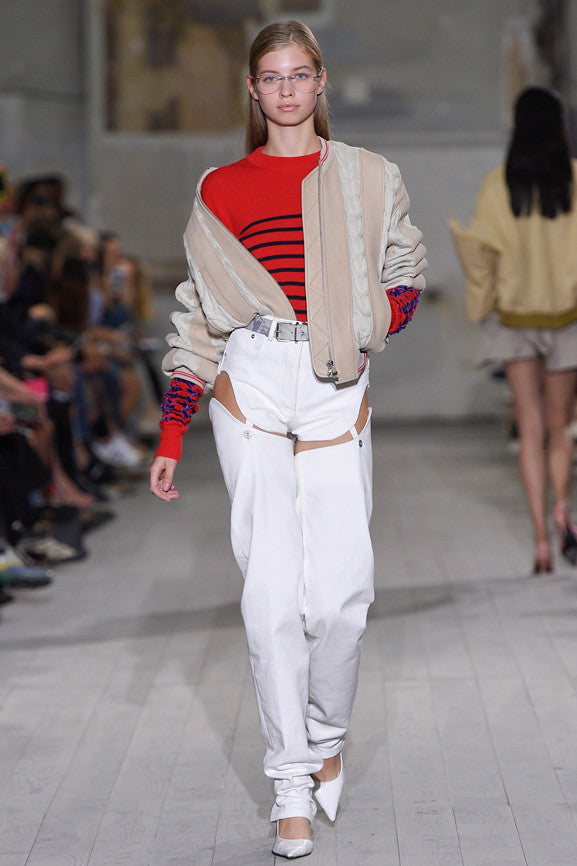 Stripe Pullover - Red/Navy