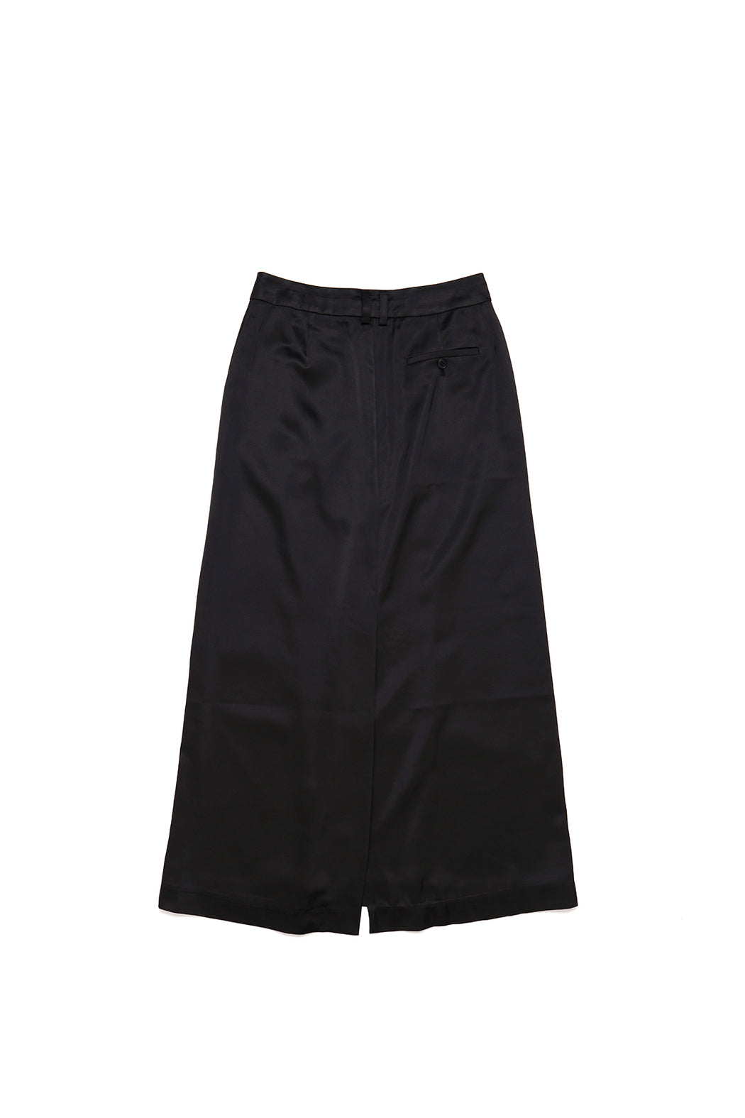 Paneled Long Skirt - Black