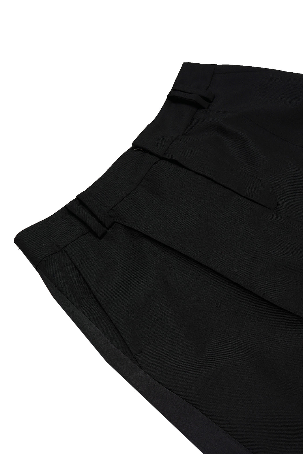 Paneled Long Skirt - Black