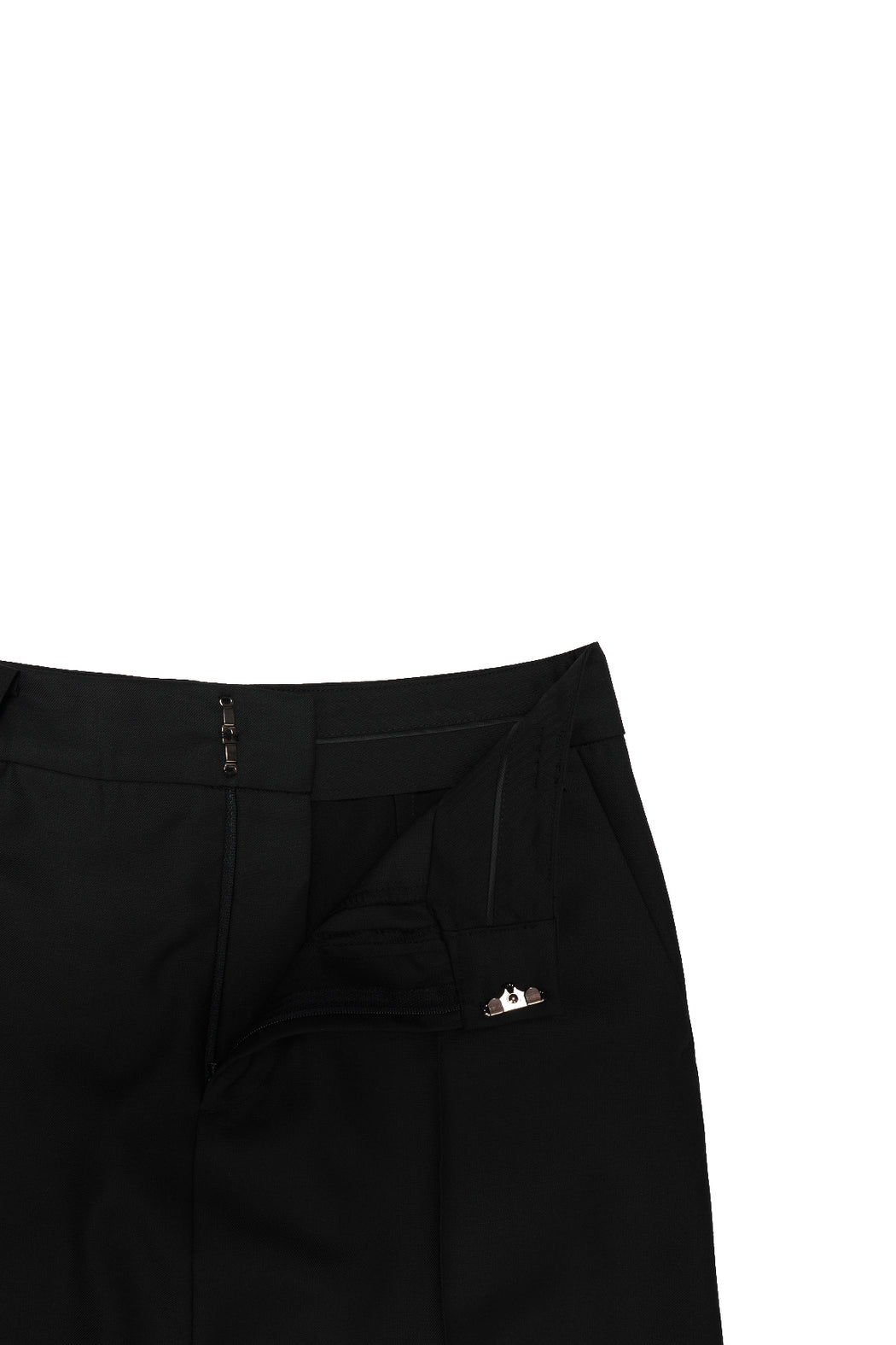 Paneled Long Skirt - Black