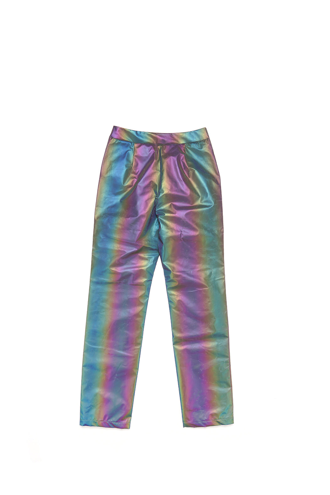 Reflective Straight Leg Pants