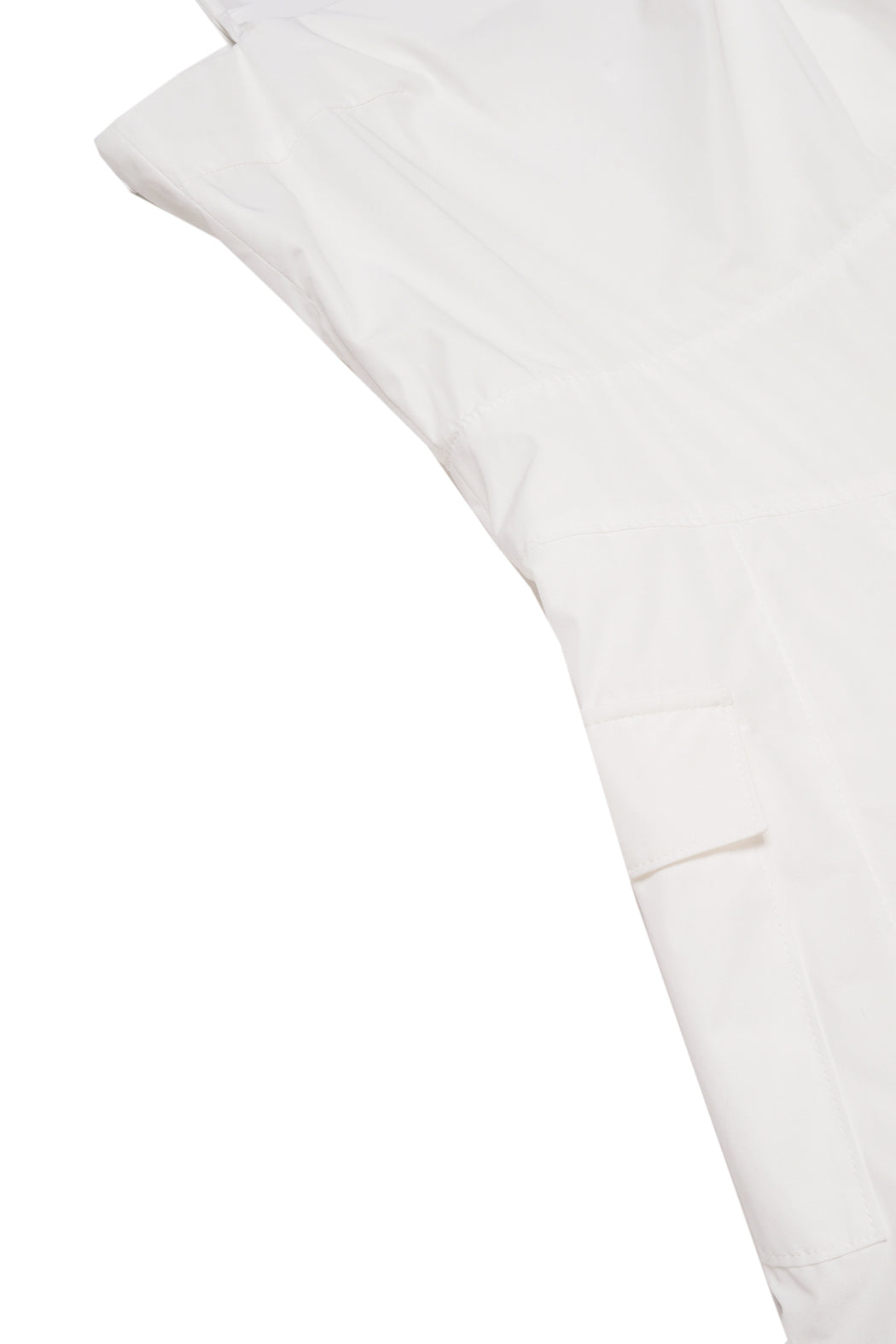 Cargo Flared Dress - White