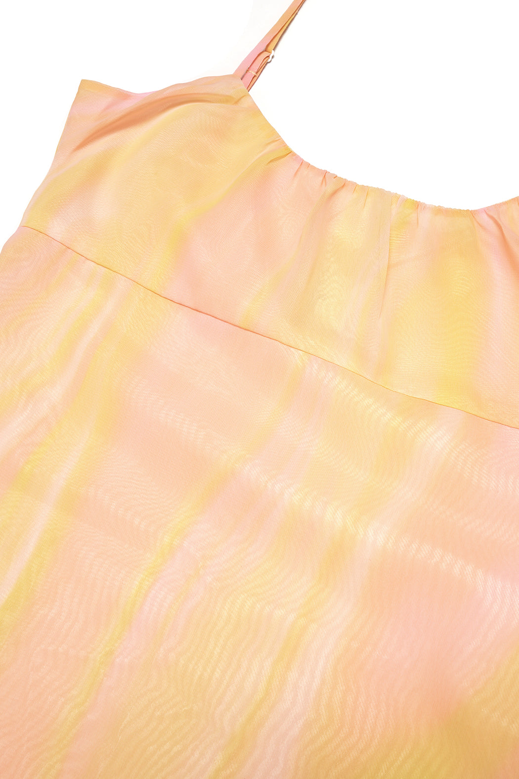Watercolor Printed Dress - Yellow
