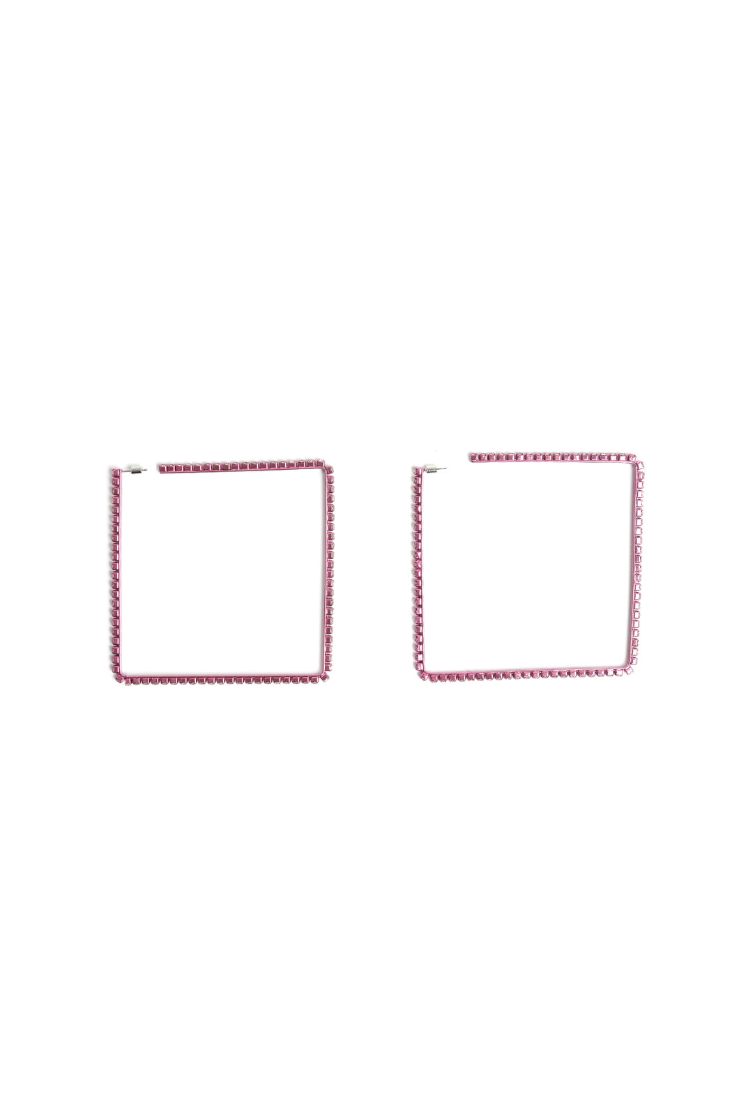 4" Large Square Hoop