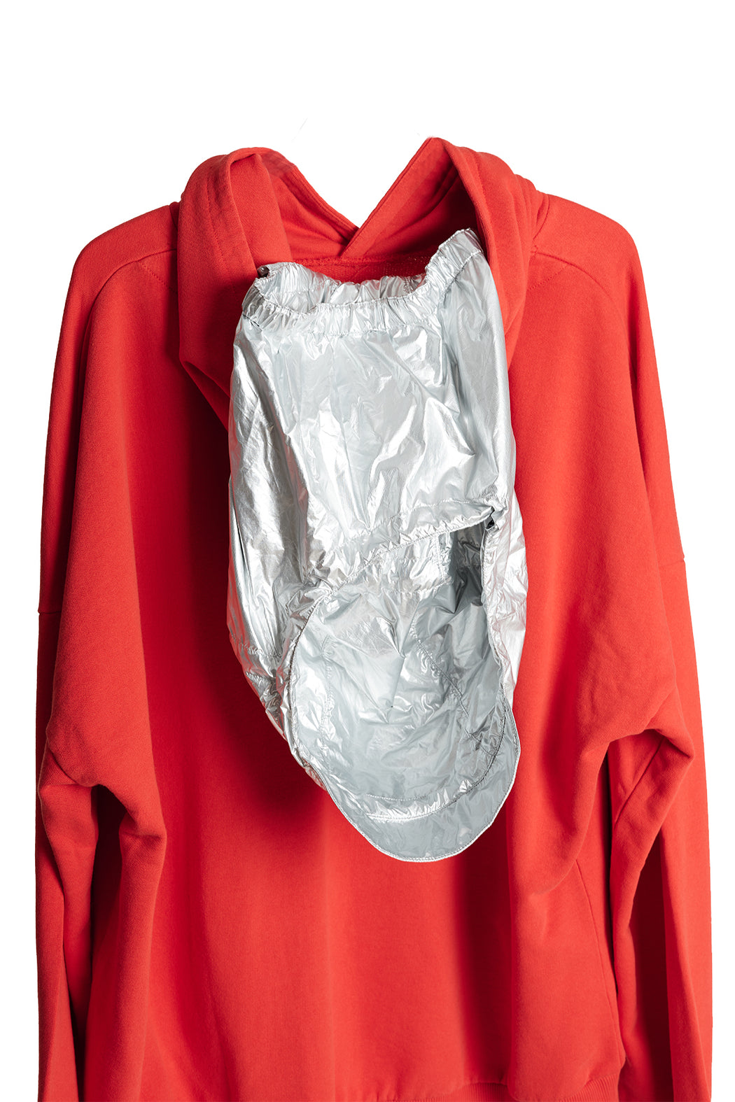 B-NISTOS Hood Sweat - Red/Silver