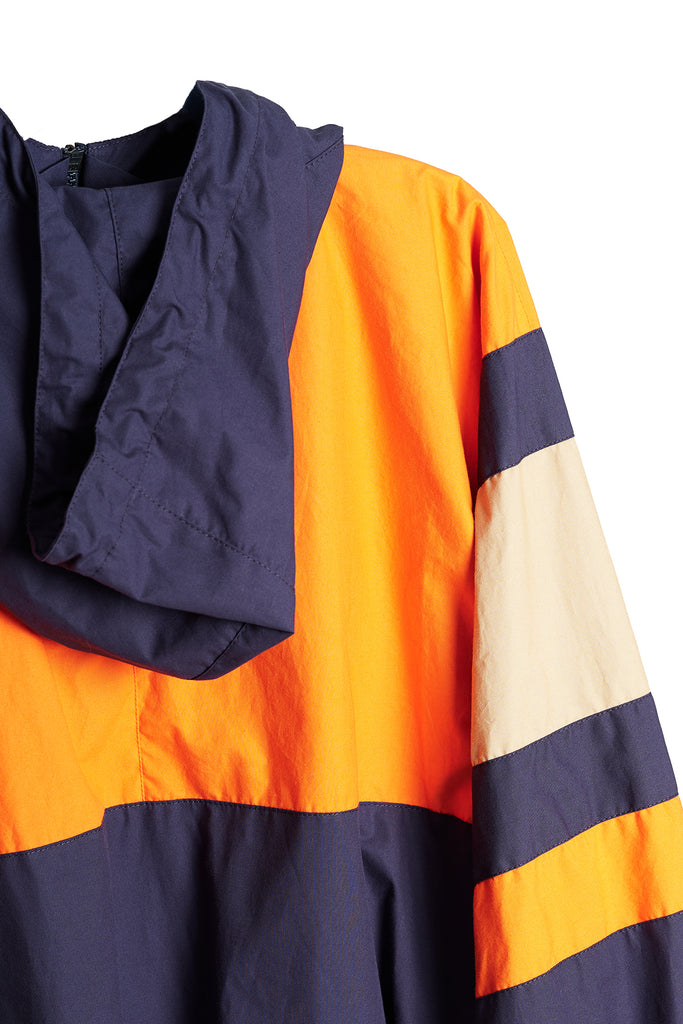 A-HUEZ Track Jacket - Blu/Org/Nat — CLASH