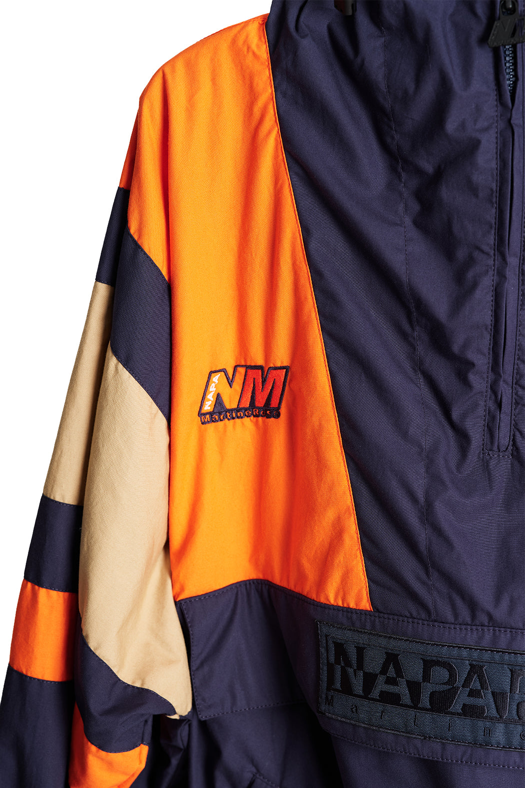 A-HUEZ Track Jacket - Blu/Org/Nat