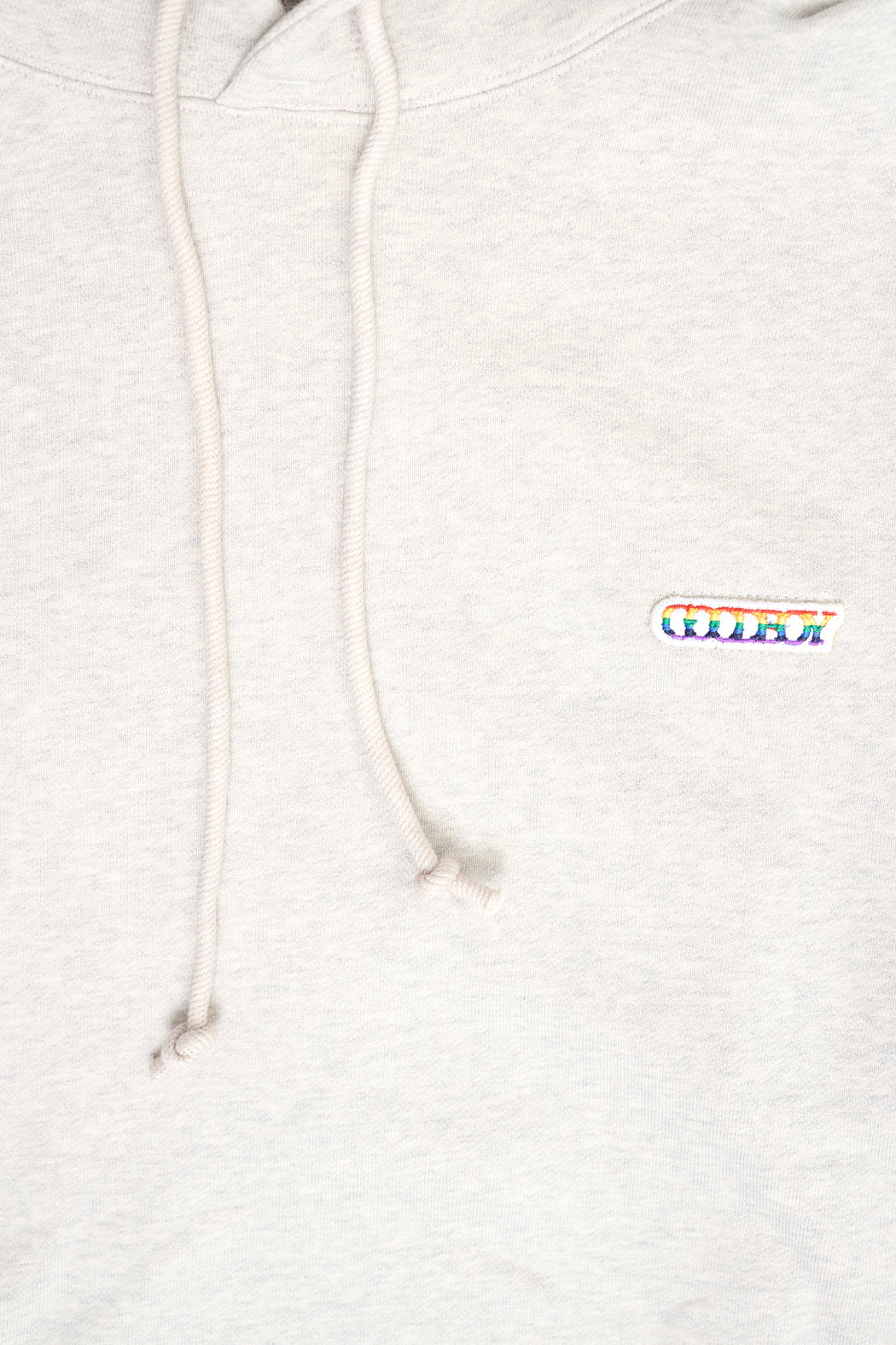 Oversize Rainbow Hoodie - Grey