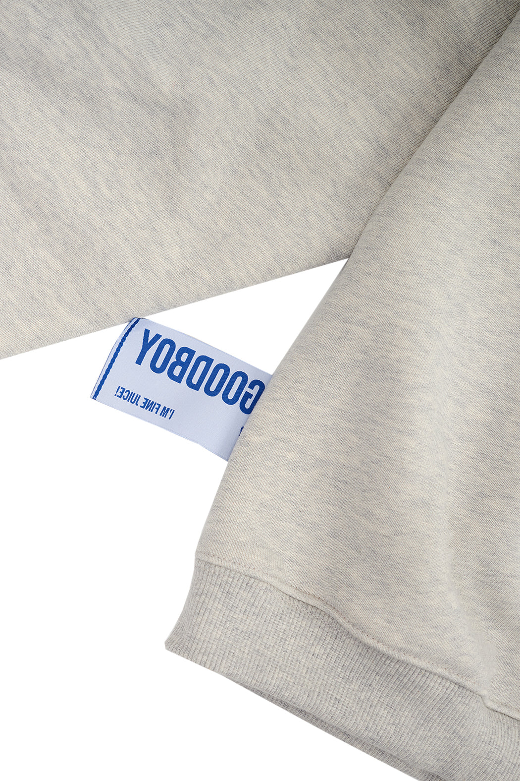 Oversize Rainbow Hoodie - Grey