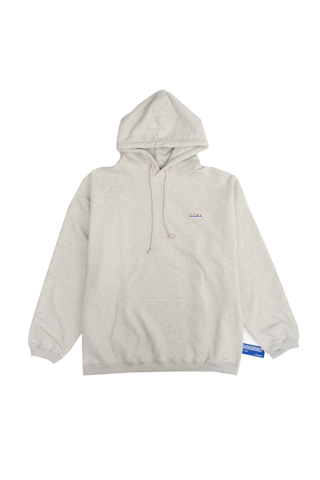 Oversize Rainbow Hoodie - Grey