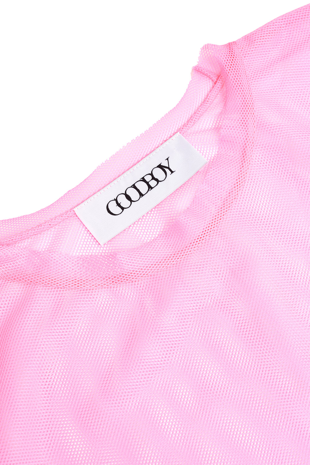 Oversized L/S Mesh Shirt - Pink
