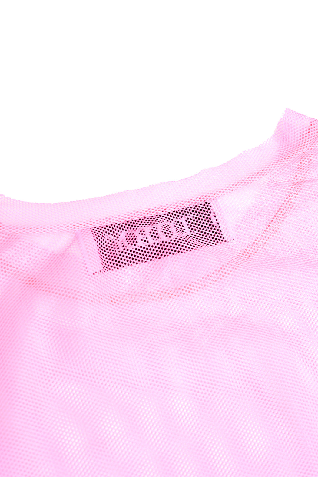 Oversized L/S Mesh Shirt - Pink