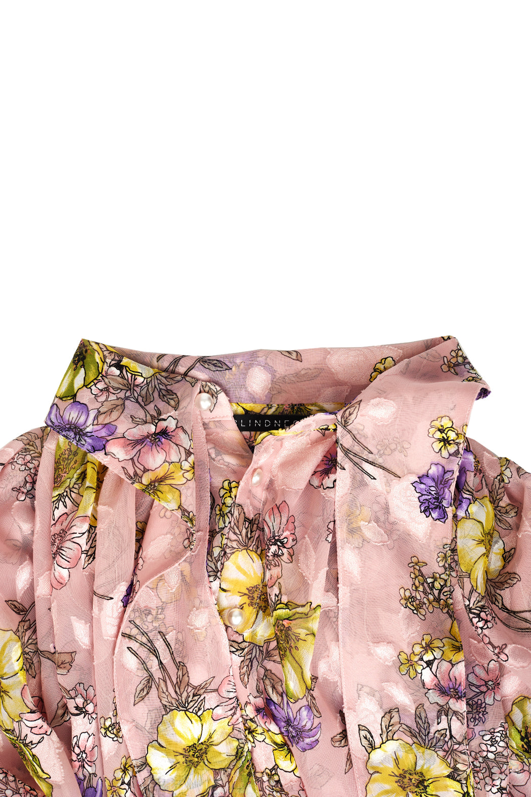 Floral Long Dress - Pink