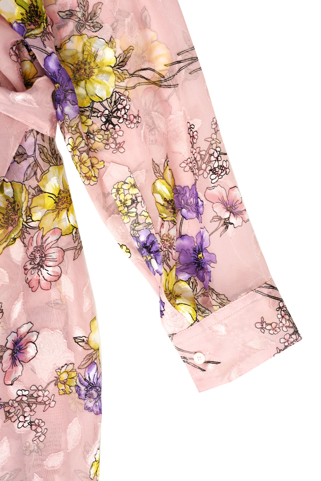Floral Long Dress - Pink