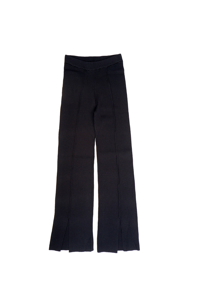 Slit Knit Trousers — CLASH