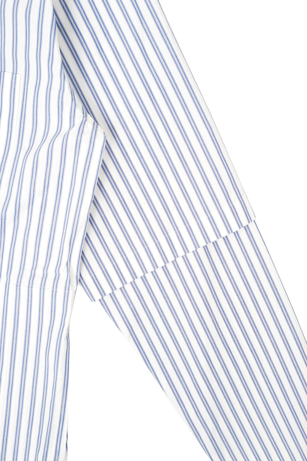 Kudos Soduk Double Sleeve Stripe Shirt - White