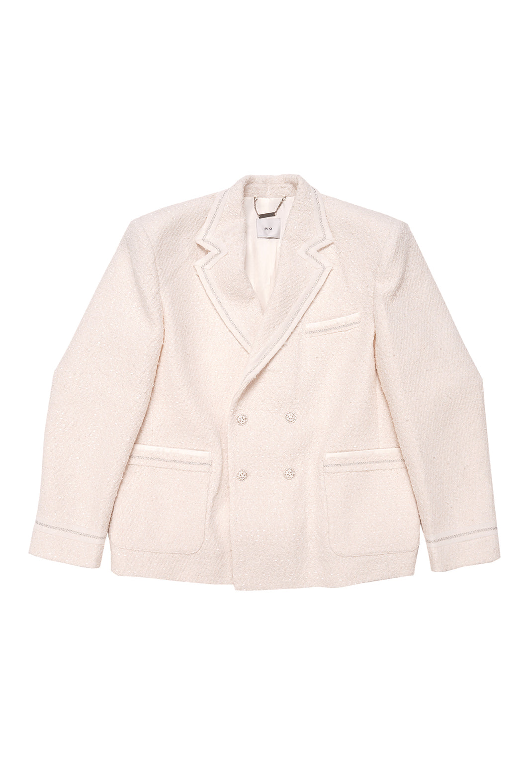 Tweed Double Breasted Jacket