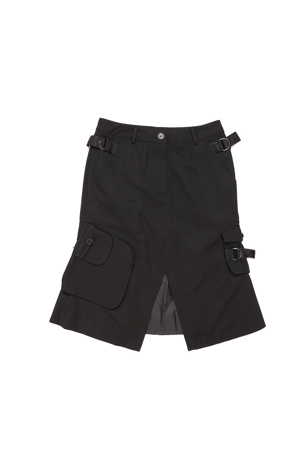 Cargo Mini Skirt - Black