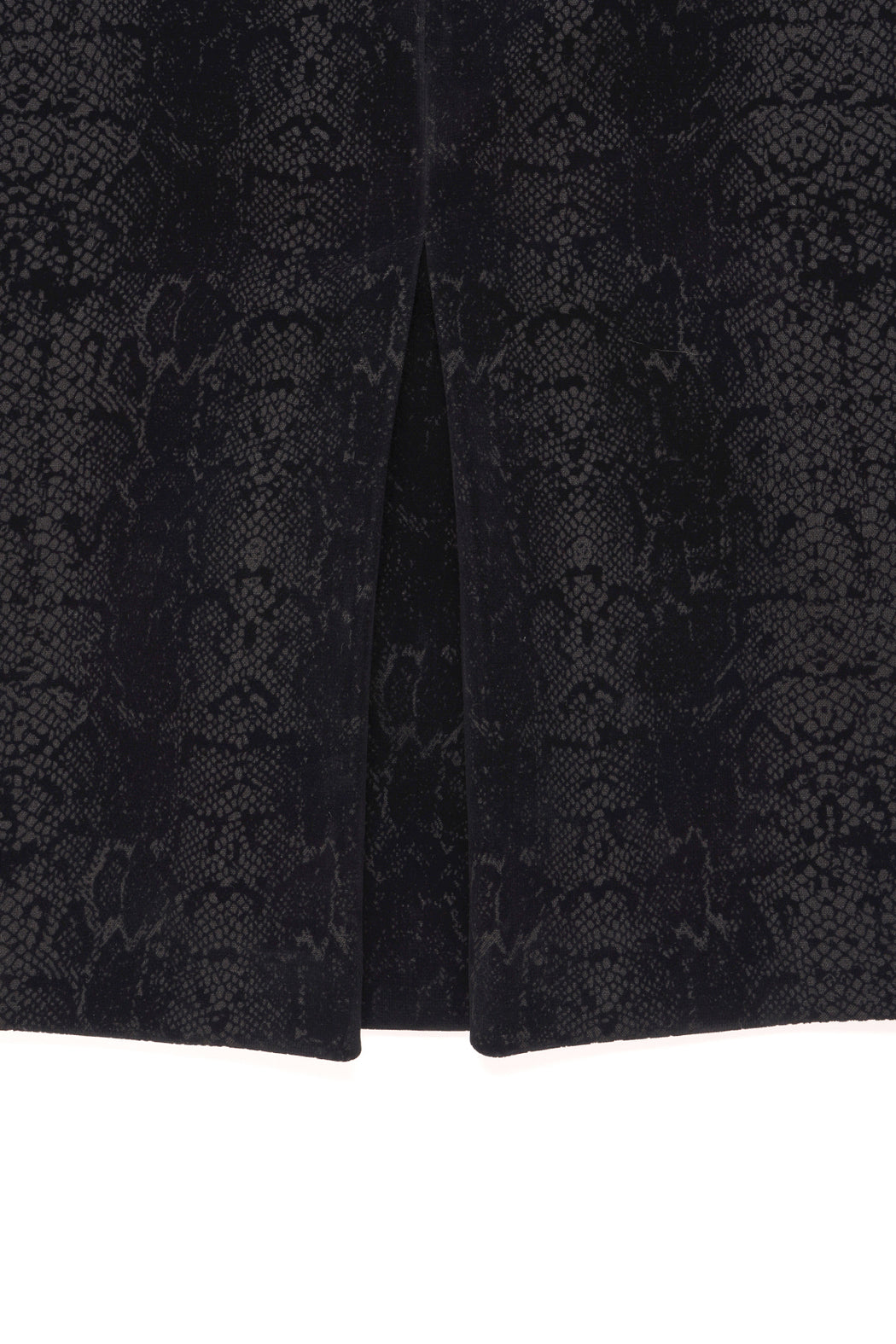 Snake Print Midi Skirt