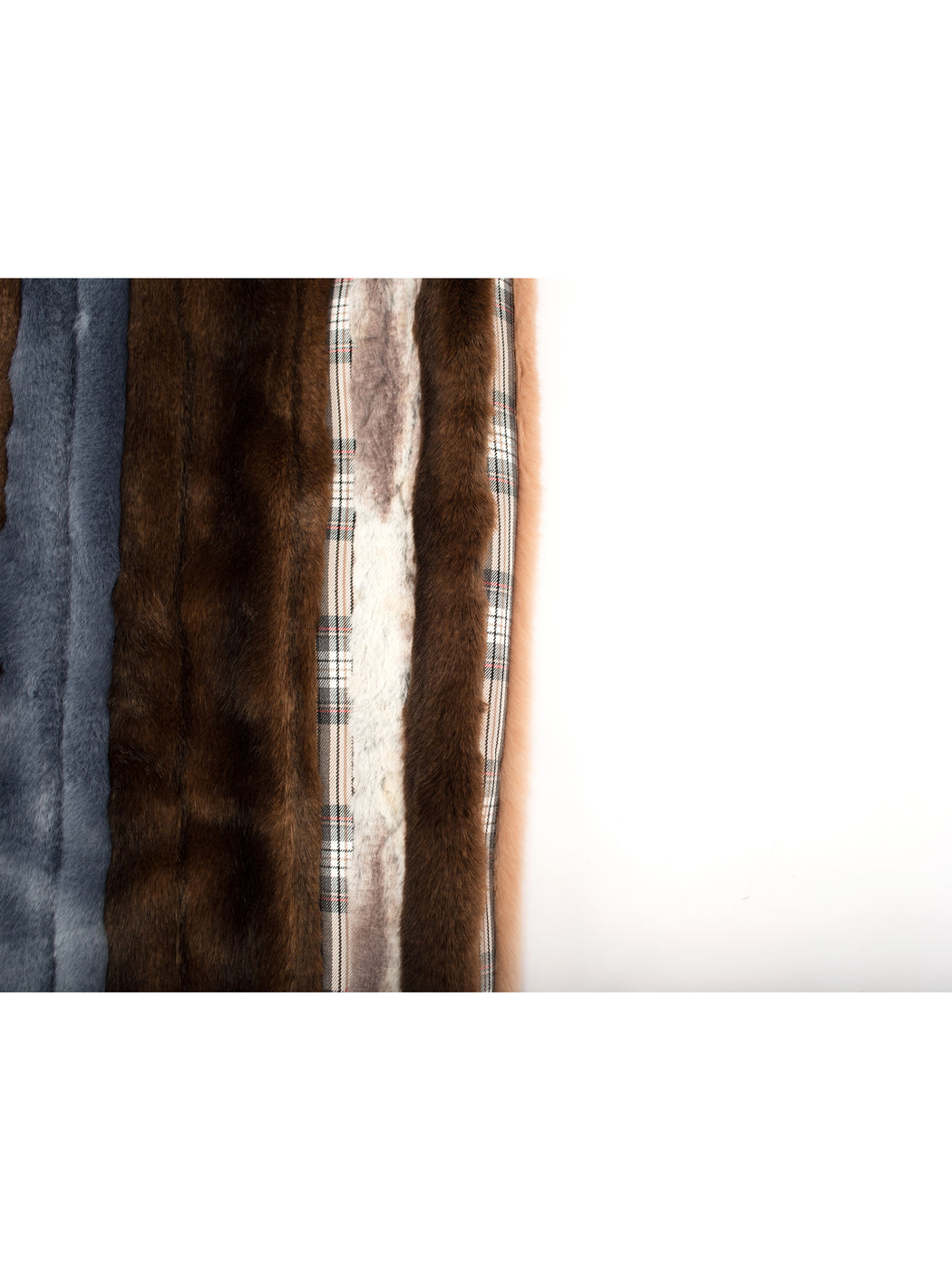 Faux Fur Coat - Dusty Pink