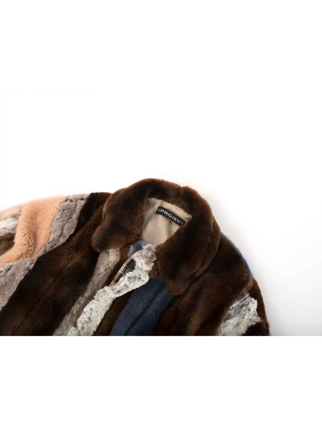 Faux Fur Coat - Dusty Pink