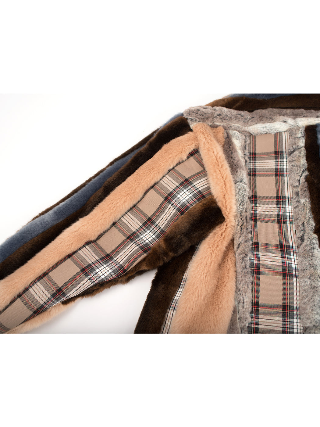 Faux Fur Coat - Dusty Pink